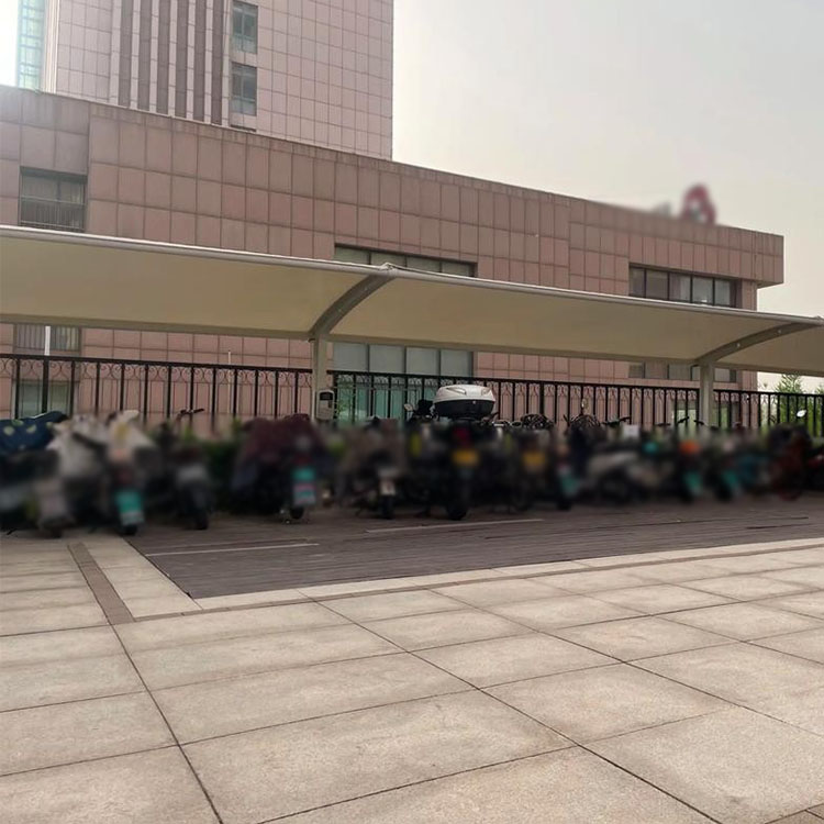 岚县膜结构电动车棚